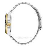 BEVERLY HILLS POLO CLUB BP3641X.250 Silver Gold Dial Black Stainless Steel